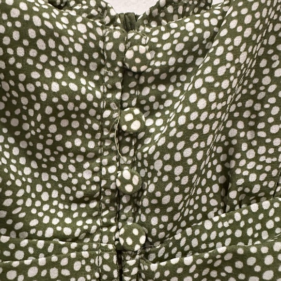 A&F Olive Mini Petite Dress. Y2K, Spring, Babydoll, Festival, Easter, Summer - Picture 9 of 9